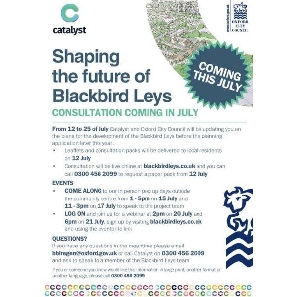 Blackbird Leys Consultation Blog Image
